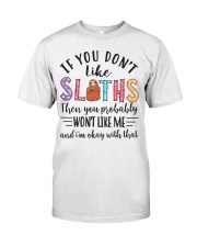 Sloths Classic T-Shirt front
