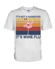 IT'S WINE FLU V-Neck T-Shirt tile