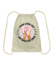 I TOOK A DNA MY DOG Drawstring Bag tile