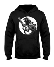 Guitar Dino Hooded Sweatshirt front