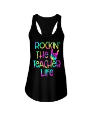Rockin the Teacher Life Ladies Flowy Tank tile