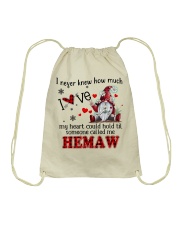 CALLED ME HEMAW Drawstring Bag tile