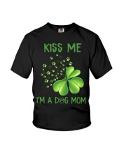 KISS ME I AM A DOG MOM Youth T-Shirt tile