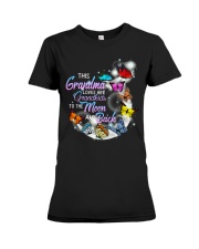 THIS GRANDMA butterfly Premium Fit Ladies Tee tile