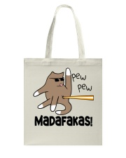 PEWPEW CAT Tote Bag tile