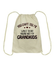 YOU'RE NOT MY GRANDKIDS Drawstring Bag tile