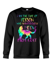 Meow From A Cat Crewneck Sweatshirt tile