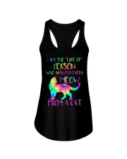 Meow From A Cat Ladies Flowy Tank tile