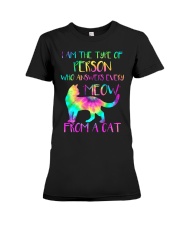 Meow From A Cat Premium Fit Ladies Tee tile