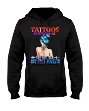 TATTOOS BETTER THAN LOVE RM Hooded Sweatshirt tile
