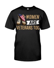 WOMEN ARE VETS TOO Classic T-Shirt tile