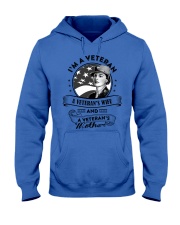 VET VET WIFE AND VET MOTHER Hooded Sweatshirt tile