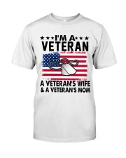 VETERAN VET'S WIFE MOM Classic T-Shirt tile