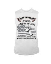 PROUD ARMY VETERAN Sleeveless Tee thumbnail