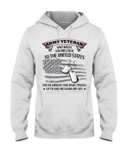 PROUD ARMY VETERAN Hooded Sweatshirt front