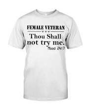 THOU SHALL NOT TRY ME Classic T-Shirt tile