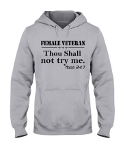 THOU SHALL NOT TRY ME Hooded Sweatshirt front