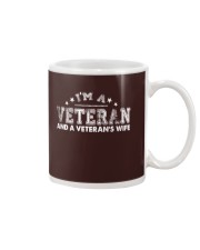 PROUD VETERAN AND VETERAN'S WIFE Mug tile