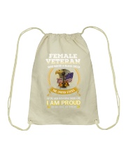 FEMALE VETERAN EDITION Drawstring Bag thumbnail