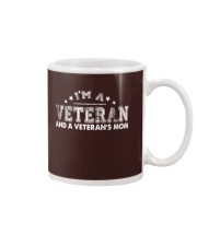 PROUD VETERAN AND VETERANS MOM Mug tile