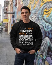 Providence girl i cant be held for Crewneck Sweatshirt lifestyle-unisex-sweatshirt-front-2