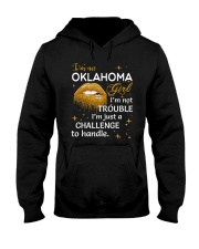 Oklahoma girl im not trouble Hooded Sweatshirt thumbnail