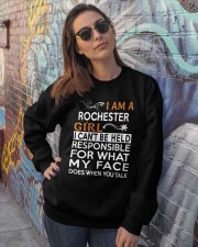 Rochester girl i cant be held for Crewneck Sweatshirt lifestyle-unisex-sweatshirt-front-3