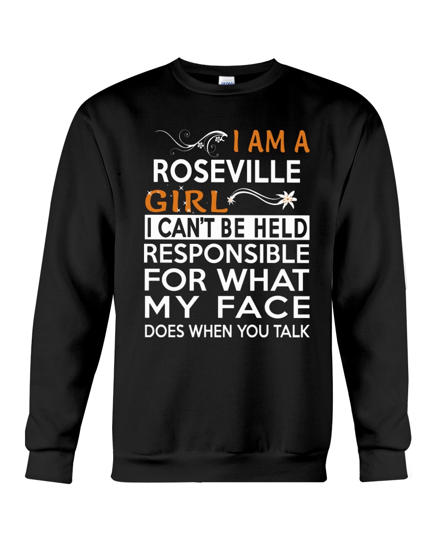 Roseville girl i cant be held for Crewneck Sweatshirt