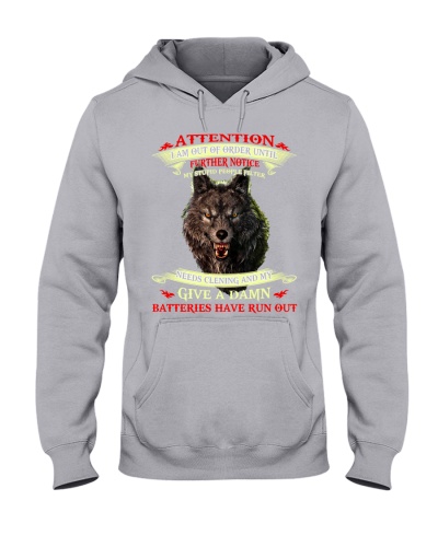 I'm Out Odd Order Until Hooded Sweatshirt