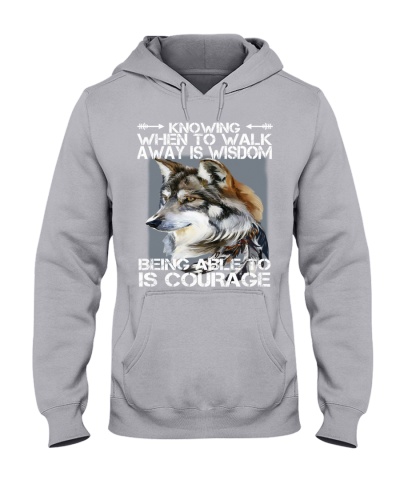 When To Walk Away Is Wisdom Hooded Sweatshirt