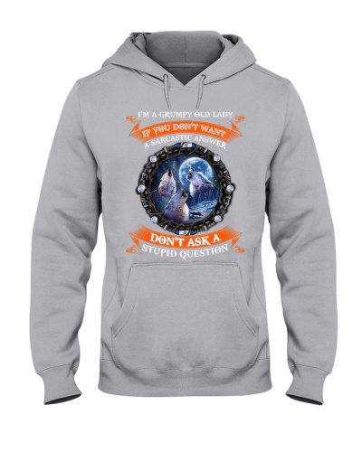 I'm A Grumpy Old Lady Hooded Sweatshirt