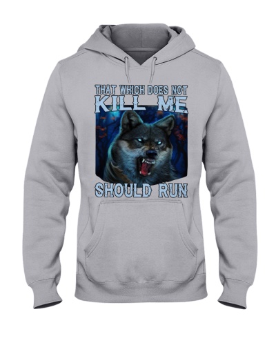 That Which Does Not Kill Me Should Run Hooded Sweatshirt
