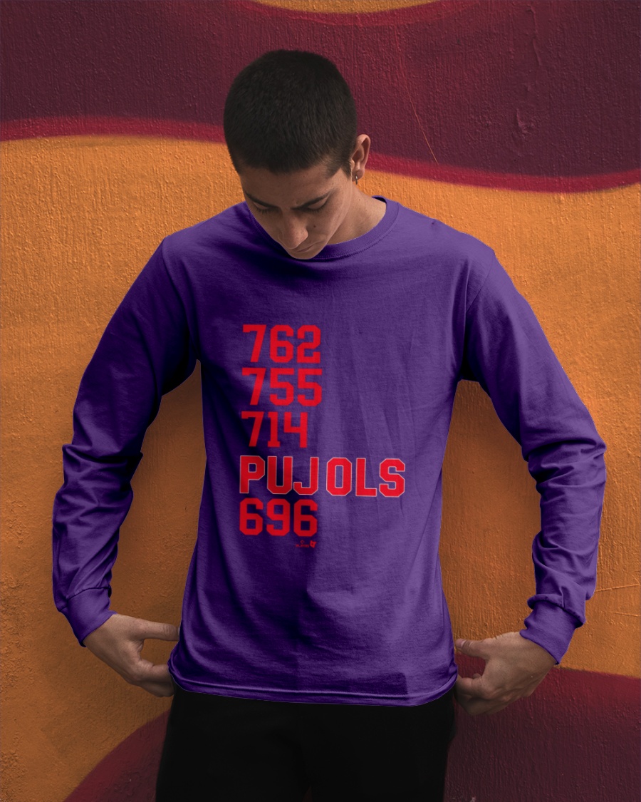 762 755 714 Pujols 696 T-Shirt Karan
