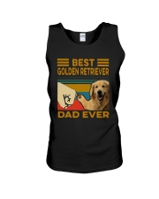 Vintage Best Golden Retriever Dad Ever Shirt Unisex Tank thumbnail