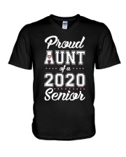 Proud Aunt Of A 2020 Senior Shirt V-Neck T-Shirt thumbnail
