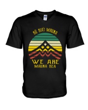 Vintage Ku Kiai Mauna We Are Mauna Kea Shirt V-Neck T-Shirt thumbnail