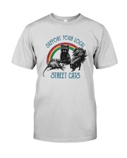 Raccoon Support Your Local Street Cats Shirt Premium Fit Mens Tee thumbnail