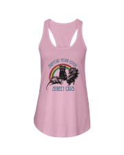 Raccoon Support Your Local Street Cats Shirt Ladies Flowy Tank thumbnail