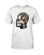 Skull Halloween Is A State Of Mind Shirt Classic T-Shirt front