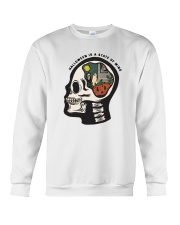 Skull Halloween Is A State Of Mind Shirt Crewneck Sweatshirt thumbnail