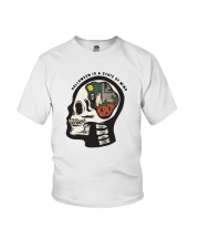 Skull Halloween Is A State Of Mind Shirt Youth T-Shirt thumbnail