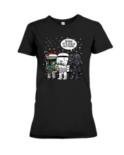 Christmas Darth Vader Boba Its Cold Outside Shirt Premium Fit Ladies Tee thumbnail