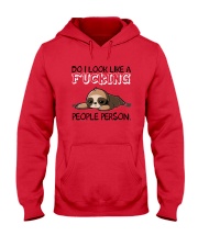 Sloth So I Look Like A Fucking People Person Shirt Hooded Sweatshirt thumbnail