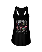 Flamingo We're More Than Just Quilting Friends Tee Ladies Flowy Tank thumbnail