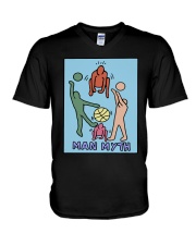 Kawhi Leonard Man Myth Shirt V-Neck T-Shirt thumbnail