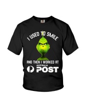 Grinch I Used To Smile And Then I Worked Shirt Youth T-Shirt thumbnail