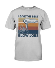 Vintage I Give The Best Blow Jobs Shirt Classic T-Shirt tile