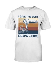 Vintage I Give The Best Blow Jobs Shirt Classic T-Shirt front
