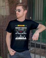 Nobody Wanted To Be There But We Went Anyway Shirt Premium Fit Mens Tee lifestyle-mens-crewneck-front-2