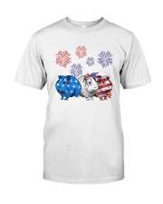 Us Independence Day Guinea Pigs Shirt Classic T-Shirt front